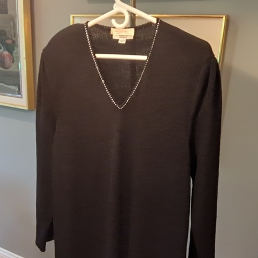 Abigail Starr long black dress with fringe